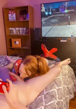 I like to make it "hard" for him to play :3