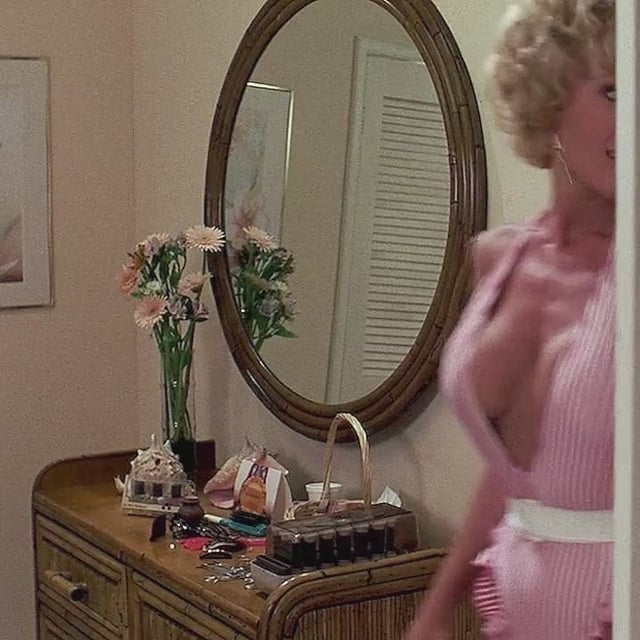 Leslie Easterbrook in "Private Resort" (1985). It's a shame she never went fully nude with a body that amazing.