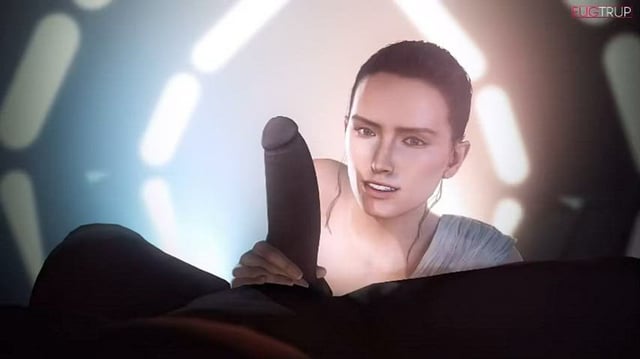 Rey sucking BBC (fugtrup)