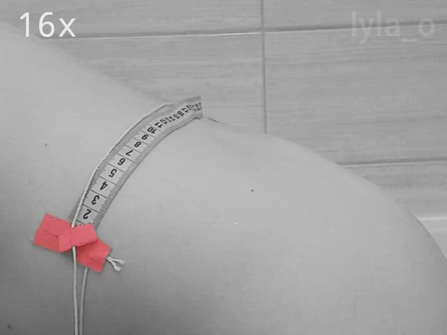 5 minutes and something more than 1 litre of water squeezed in 19 second tape Result: Slightly less than 2 extra centimetres gained.