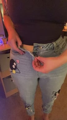 These pants are almost too pretty to take off ... almost