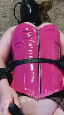 This bondage hood turns me into a pleasure doll, guaranteed  [OC] [F]