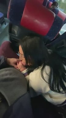 How delicious it is to suck a cock on the bus on the way home