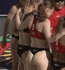 Danish Handball player Mirja Jensen