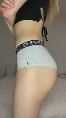 Pull them aside and suck my asshole like a little slave?