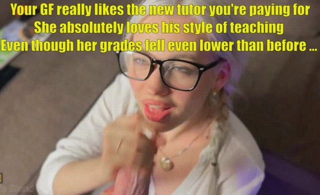 She really likes the new tutor