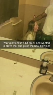 Your lady GF girl gives the best blowjobs