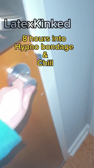 Amateur femdom latex all day bondage brainwashing gif