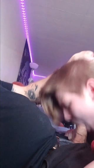 Short Haired teen Oral Creampie