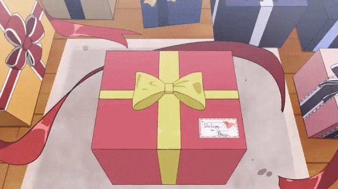 POV: you got a present from your girlfriend