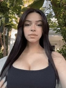 Large breast after a big double cheese burger meal