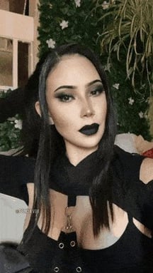 Want me to be your monstrous tiddy goth girlfriend [oc]