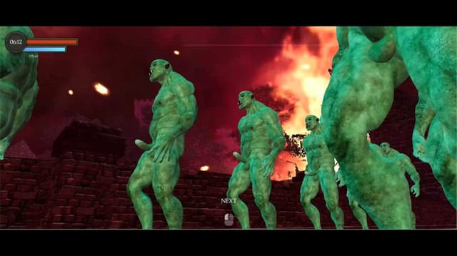 [The Last Barbarian] New release is here! Get your position in war between orcish clans. Anyway, your place is always with thick spread legs.