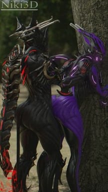 [Valkyr] on [Valkyr] Action in the Woods. (Niki3D)